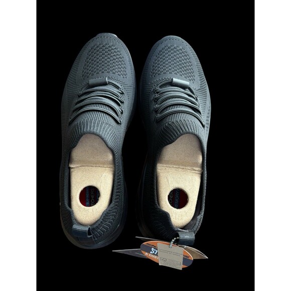 Skechers Work Emma Knit Slip Resistant Shoes Womens 7 Black Memory Foam 108284 - Picture 5 of 14